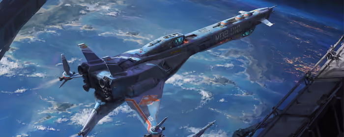 Spaceship Wallpapers for dual monitors (7680x2160): spaceship, Earth, orbit, planet