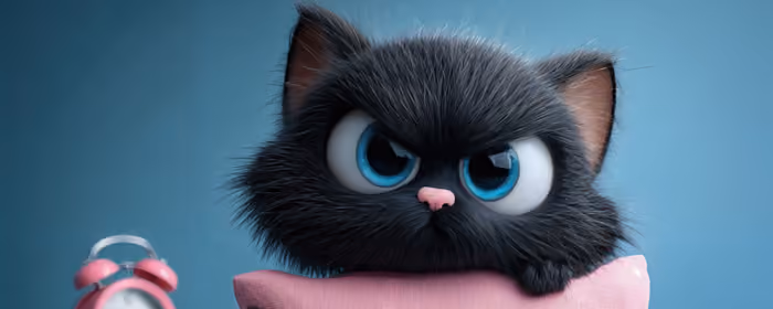 Animals wallpapers: kitten, blue eyes, fur, cushion