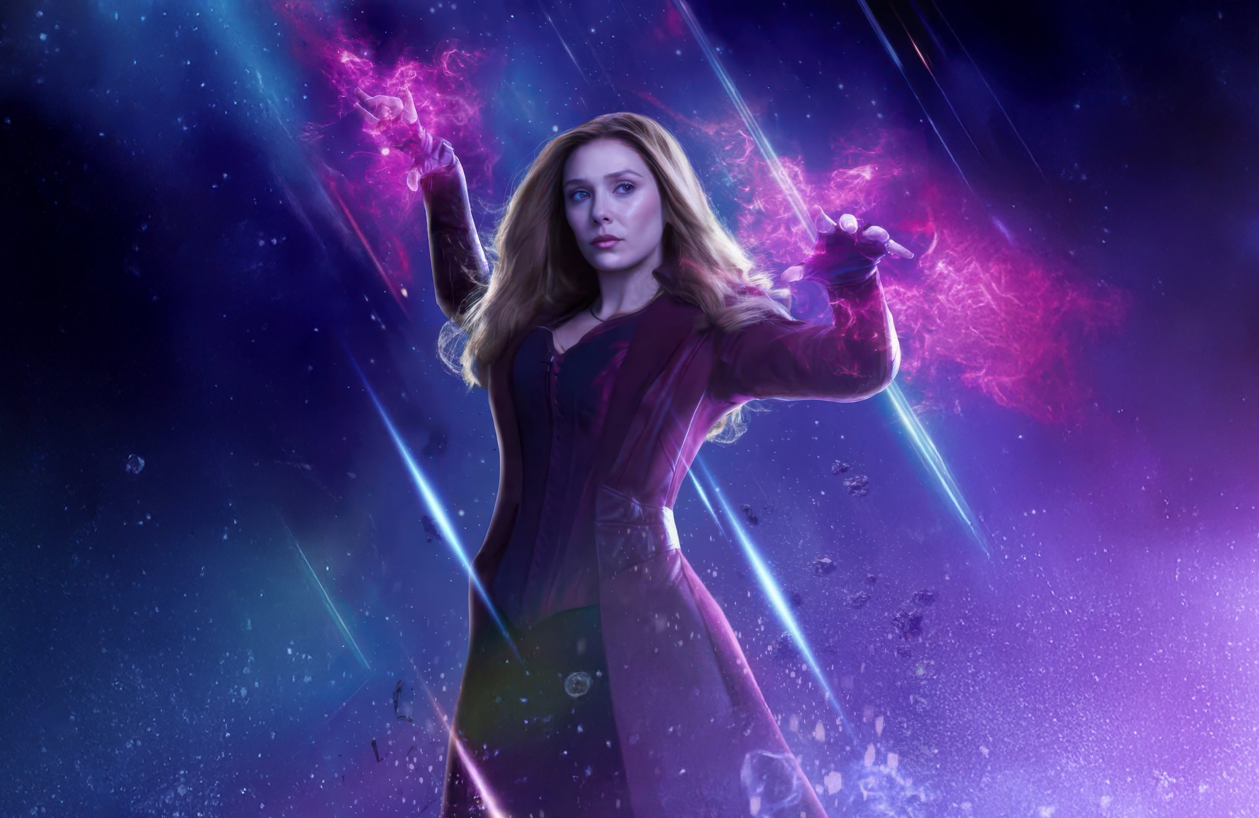 Scarlet Witch in a costume - Wallpapers for Apple MacBook Air 13 M2″ in 2560x1664 resolution