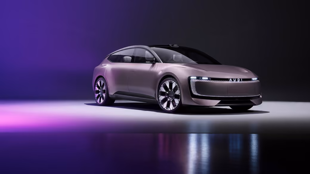 Электромобиль Audi E Concept - Full HD обои в разрешении 1920x1080