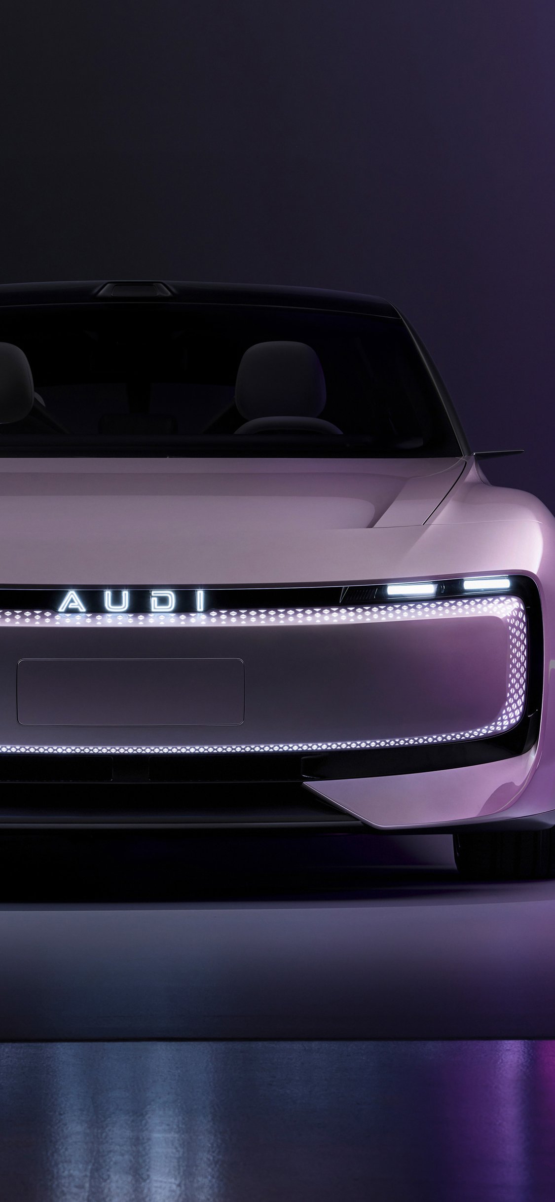 Audi E Concept front view - Wallpapers for iPhone X/XS/11 Pro in 1125x2436 resolution