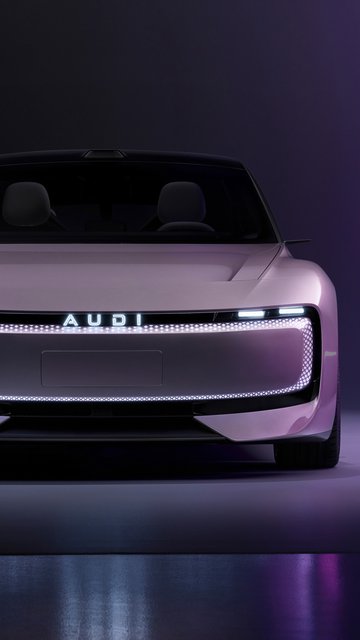 Audi E Concept front view - Wallpapers for Nokia, Samsung in 360x640 resolution