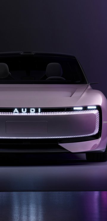 Audi E Concept front view - Wallpapers for Samsung in 360x740 resolution