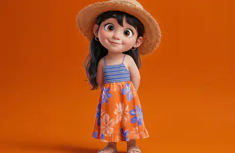People wallpapers: girls, child, dress, hat