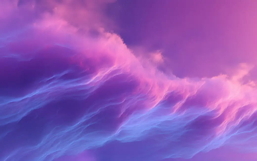 Purple pink clouds — desktop and phone wallpaper, free download