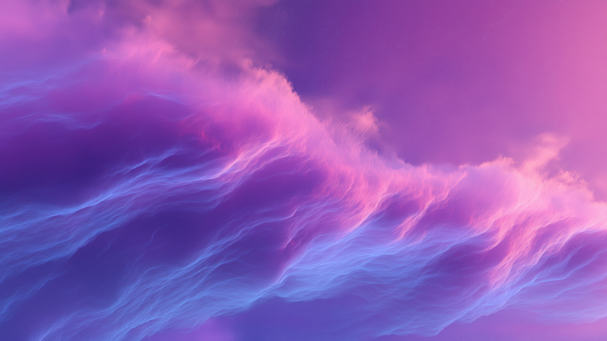 Purple pink clouds - QWXGA wallpapers in 2048x1152 resolution