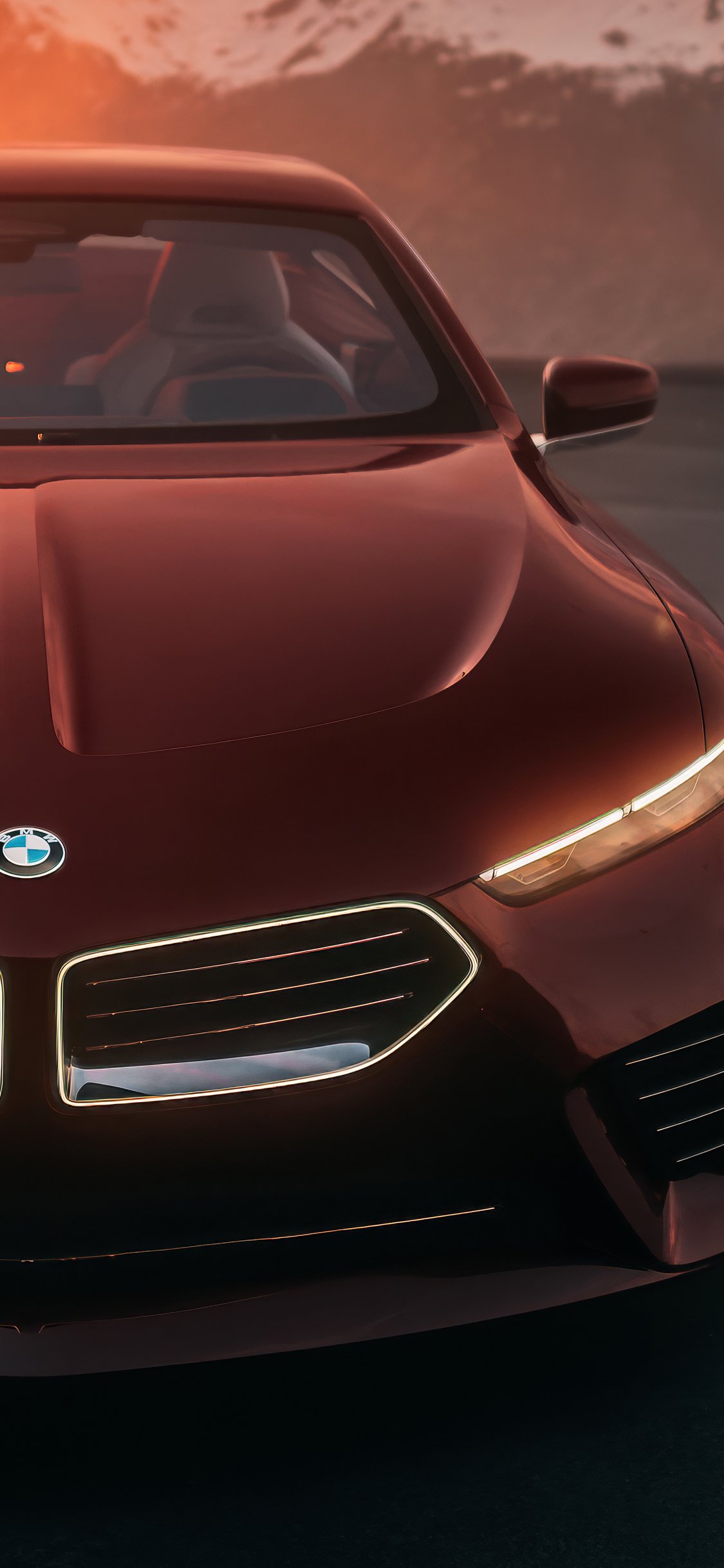 BMW Concept Speedtop front view - Wallpapers for iPhone X/XS/11 Pro in 1125x2436 resolution