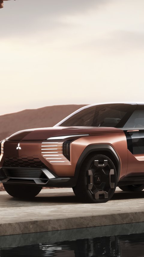 Mitsubishi Elevance Concept в пустыне - Обои для LG/ASUS в разрешении 480x854