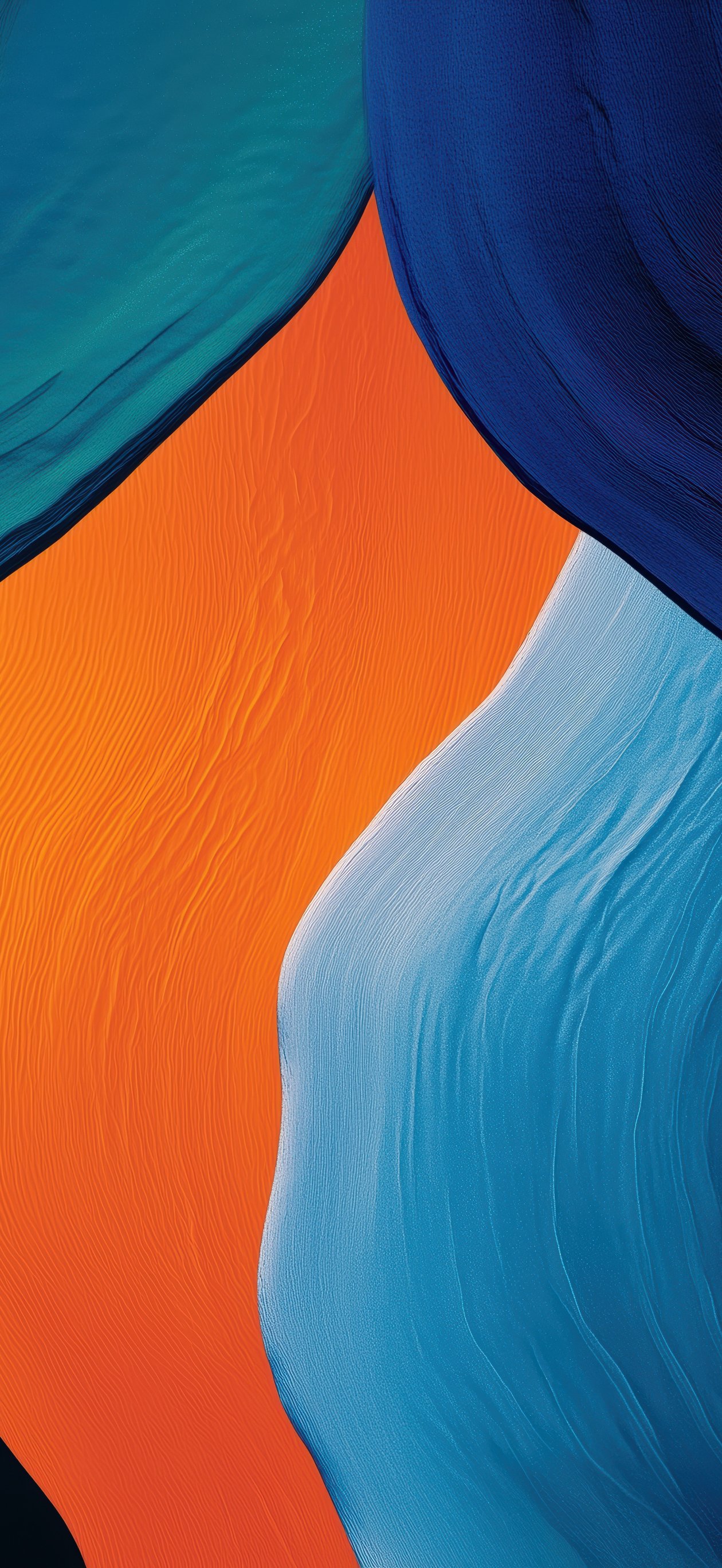Flowing abstract waves - Wallpapers for iPhone Air in 1260x2736 resolution