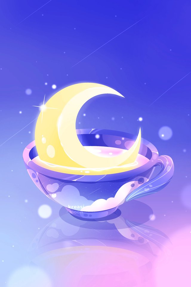 Yellow Crescent - Wallpapers for iPhone 4/4S in 640x960 resolution