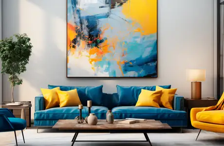 Interior design wallpapers: living room, modern design, decor, comfort