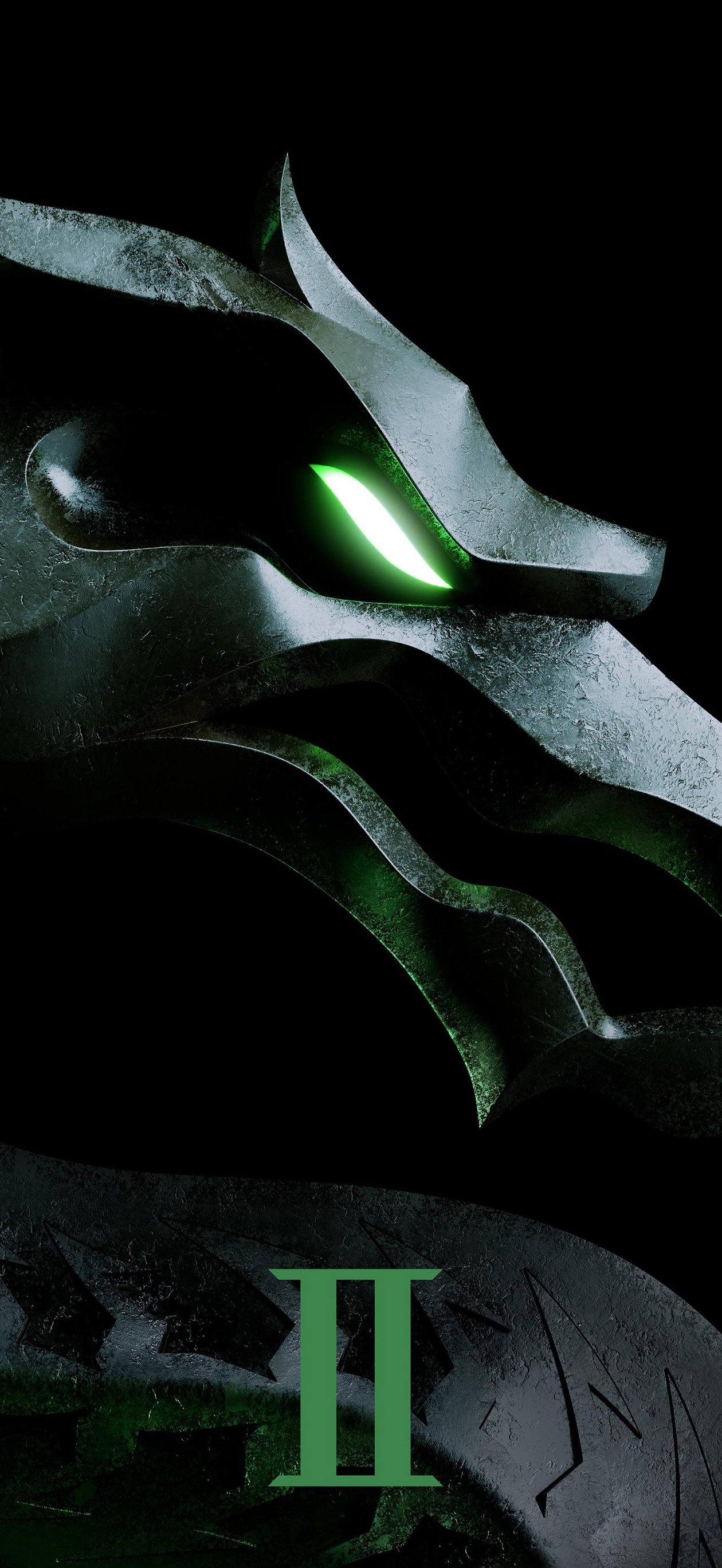 Mortal Kombat II Dragon Logo - Wallpapers for iPhone Air in 1260x2736 resolution