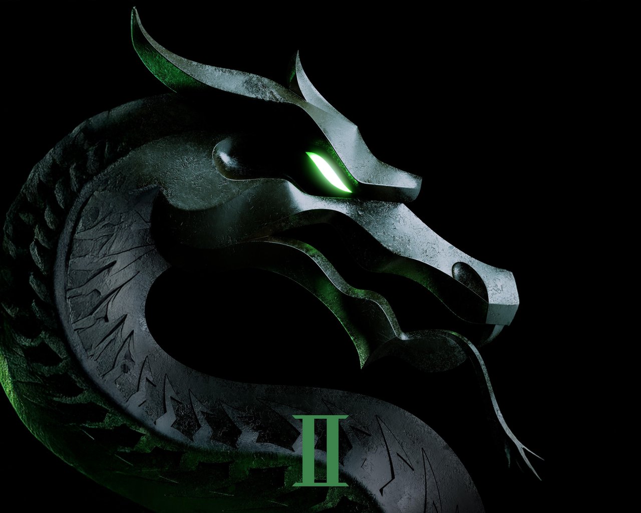 Mortal Kombat II Dragon Logo - SXGA wallpapers in 1280x1024 resolution