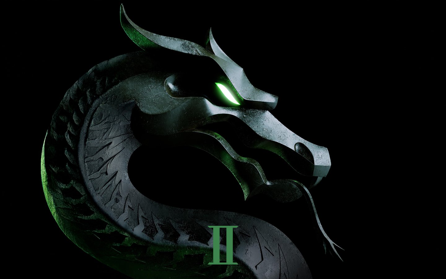 Логотип Дракона Mortal Kombat II - WSXGA обои в разрешении 1440x900
