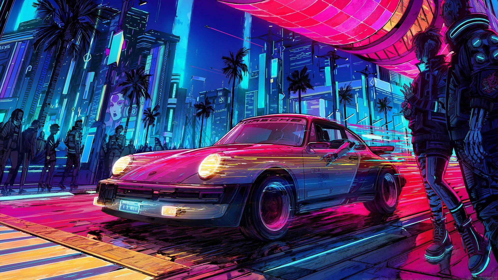 Classic cyberpunk city - Full HD wallpapers in 1920x1080 resolution
