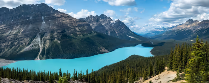 UltraWide 32:9 wallpapers (3840x1080): Canada, Banff, national park, lake