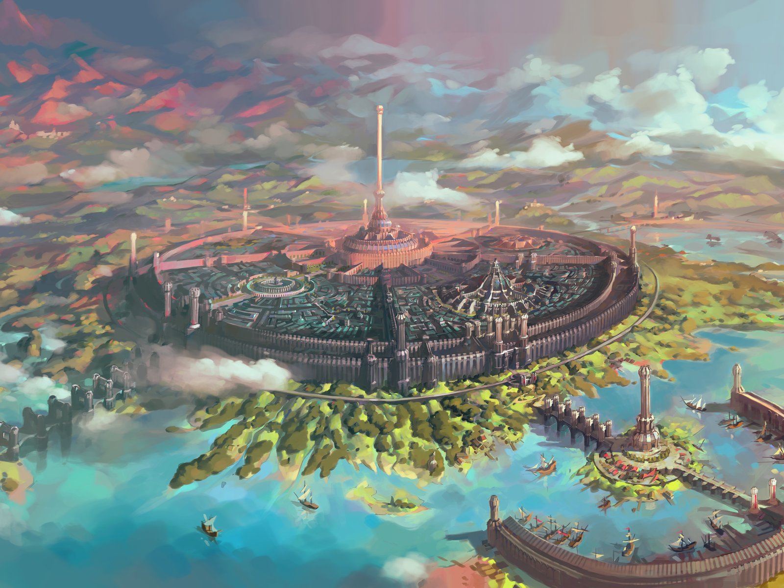 The Elder Scrolls Cyrodiil Imperial City - UXGA wallpapers in 1600x1200 resolution