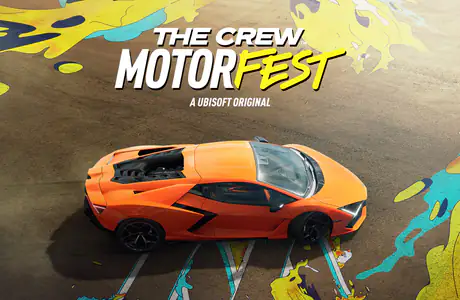 Обои тротуар для Samsung Galaxy Tab (1340x1340): The Crew Motorfest, Lamborghini Revuelto, постер, спорткар