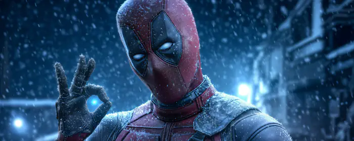 Movies wallpapers: Marvel, Deadpool, snow, comic
