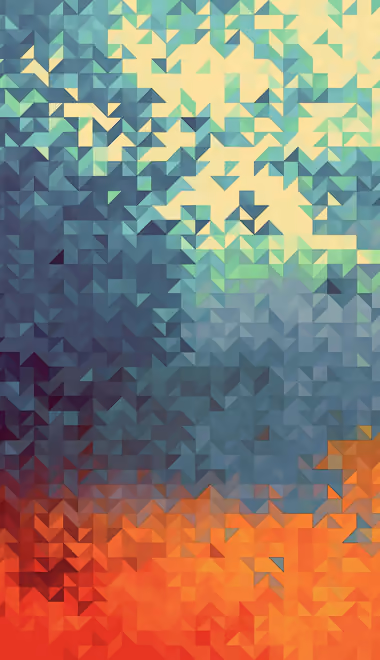 Обои абстракции: low poly, треугольник, пиксельное искусство, узор