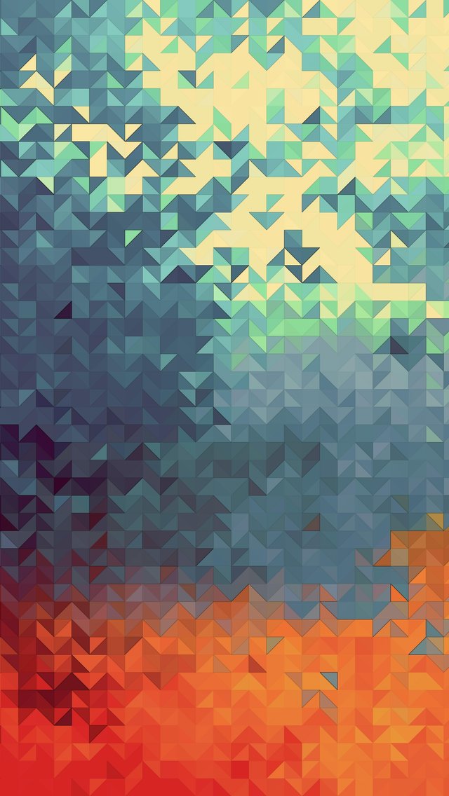 Colorful geometric triangle pattern - Wallpapers for iPhone 5/5S/5C/SE in 640x1136 resolution
