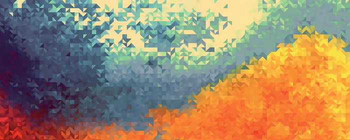 Обои геометрия для двух мониторов (7680x2160): low poly, треугольник, пиксельное искусство, узор