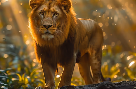 Animals wallpapers: lion, jungles, sunshine, Africa