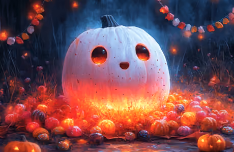 Microsoft Surface 12.4″ Jack-o-lantern wallpapers (1536x1024): Halloween, autumn, jack-o-lantern, stringlight