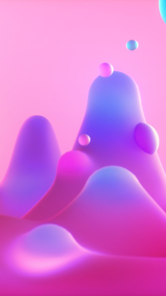 Glamorous pink drops - Wallpapers for Samsung, HTC, Sony in 540x960 resolution