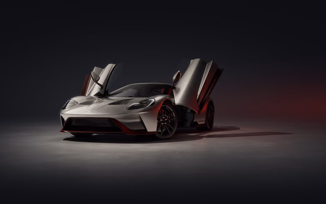Ford GT LM Edition front view — desktop and phone wallpaper, free download