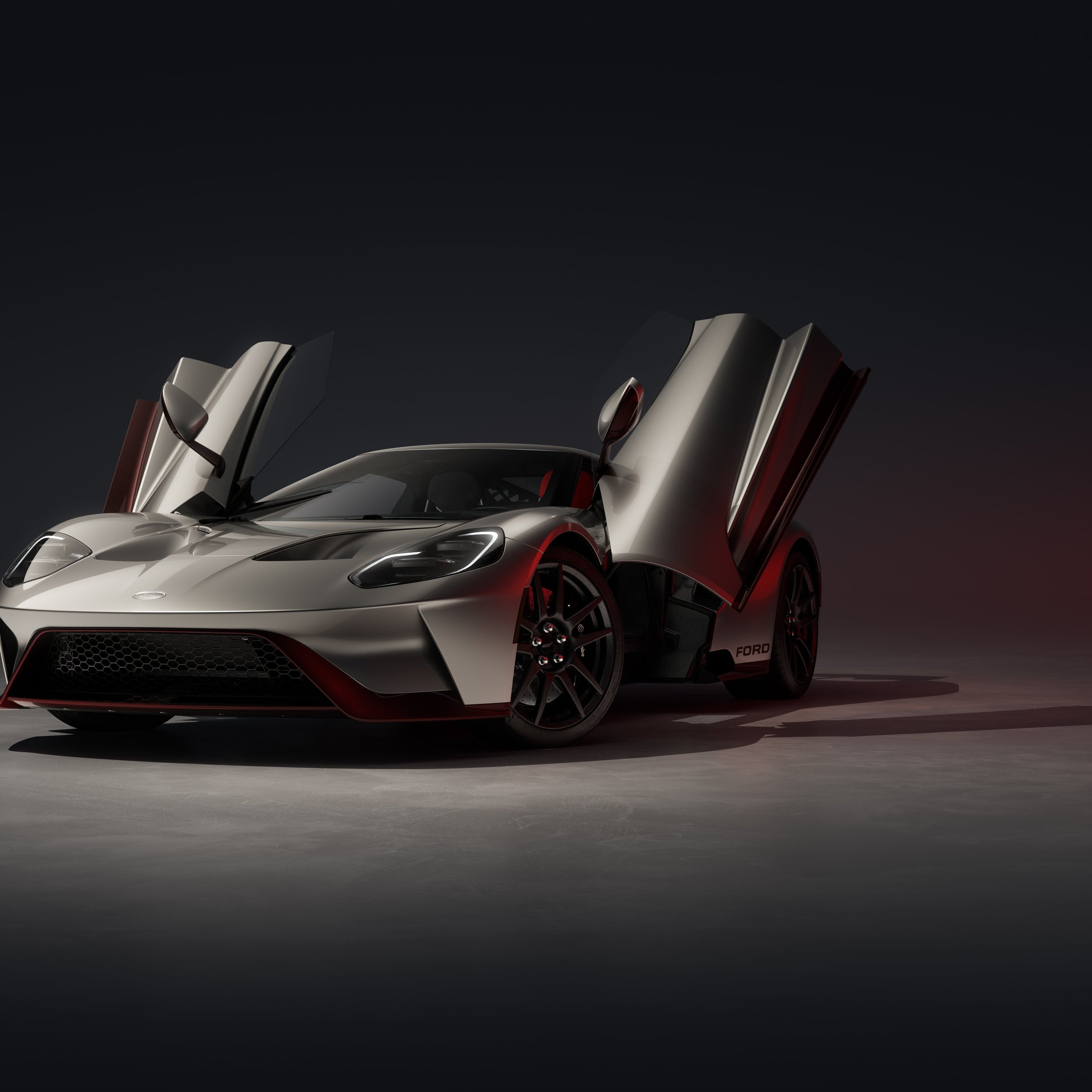 Ford GT LM Edition front view - Wallpapers for iPad Pro 11″ 2024 in 2420x2420 resolution