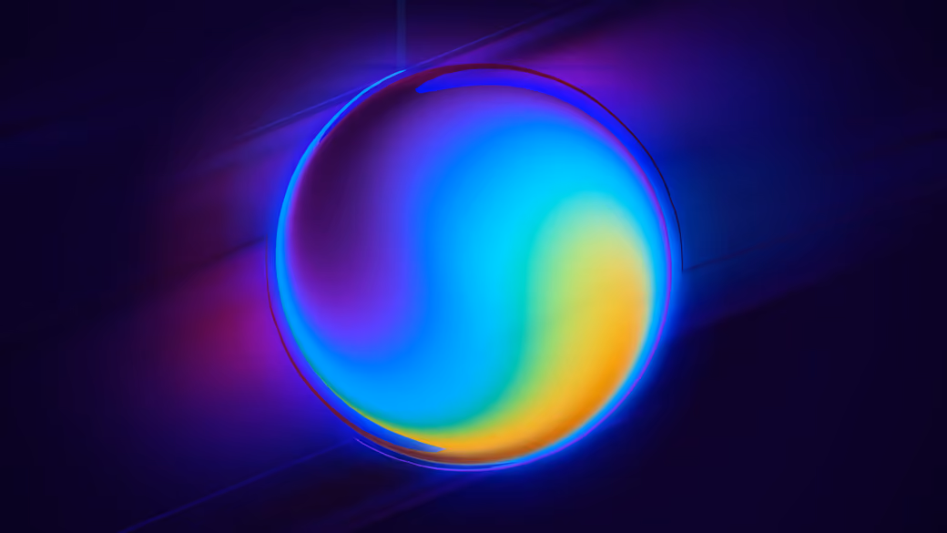 Glass ball with rainbow gradient - HDV 720p wallpapers in 1280x720 resolution