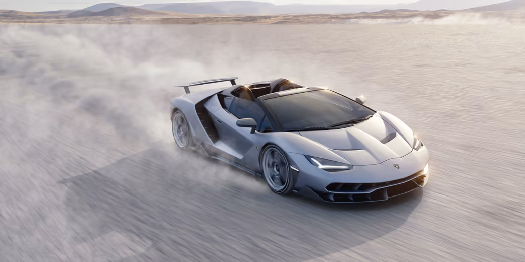 Lamborghini Centenario Roadster вид спереди — обои на рабочий стол и телефон