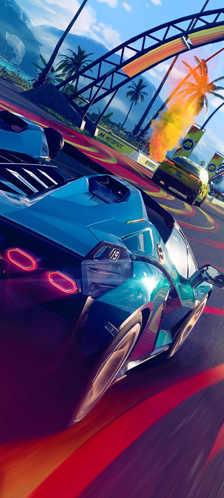 Race from The Crew Motorfest - Wallpapers for Xiaomi Redmi 10C/C40/C51, Samsung Galaxy A12/A02s/A03/M12 in 720x1600 resolution