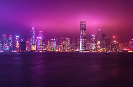 WSXGA+ wallpapers (1680x1050): Hong Kong, China, skyline, skyscrapers