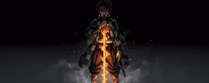 Anime wallpapers: Tanjiro Kamado, Kimetsu no Yaiba, manga, katana