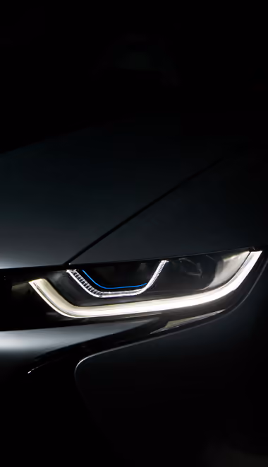 Обои машины: BMW i8, гибрид, электромобиль, LED