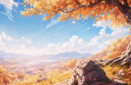 Nature wallpapers: autumn, mountains, forest, sky