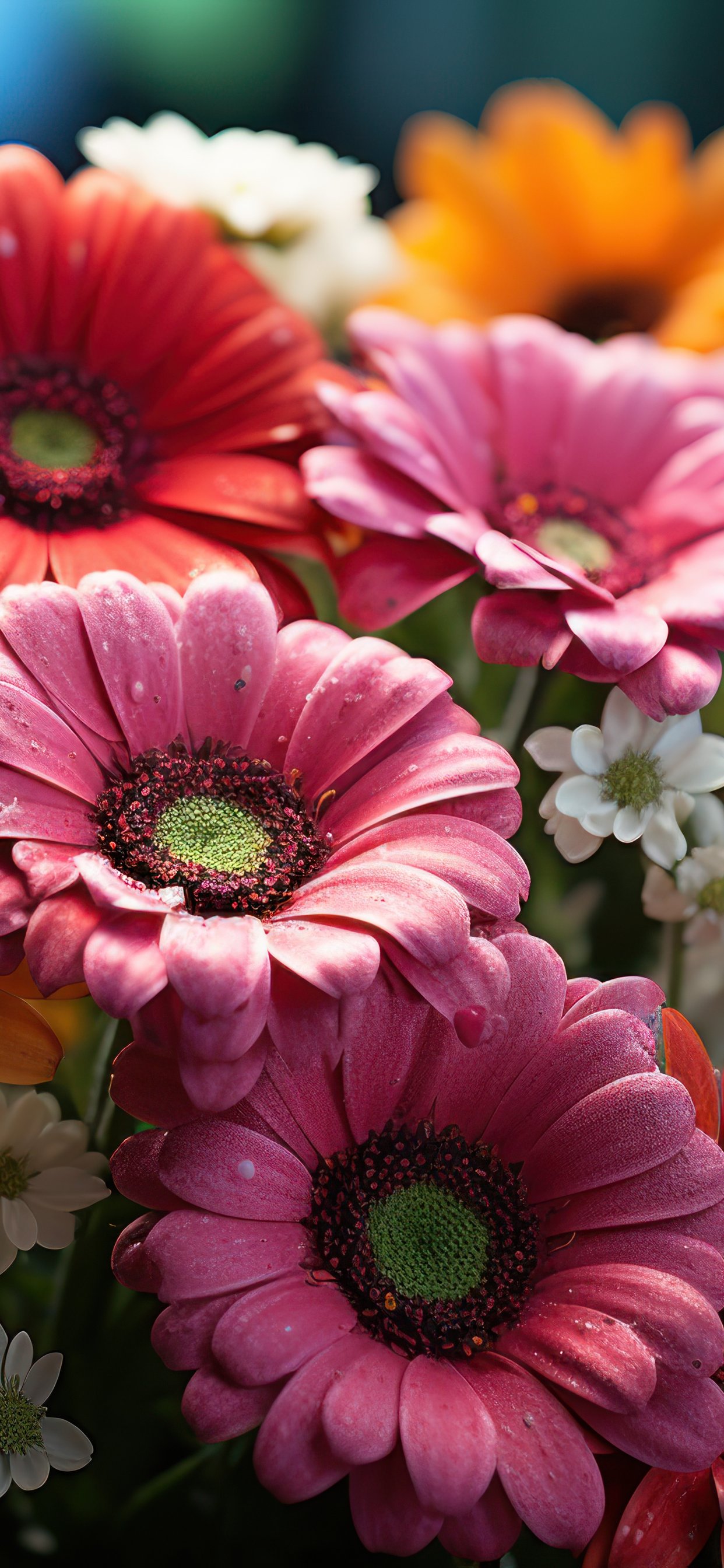Bright colorful gerbera - Wallpapers for iPhone 11 Pro Max in 1242x2688 resolution