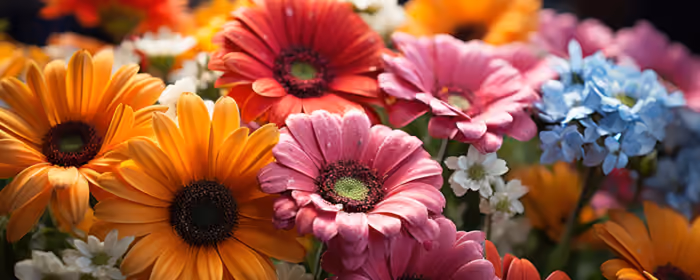 Nature wallpapers: gerberas, bouquet, flowers, petals