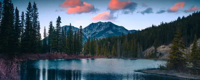 UltraWide 21:9 wallpapers (2560x1080): Canada, lake, mountains, pine