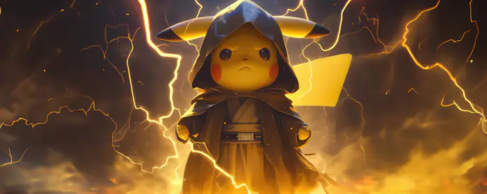 UltraWide 21:9 wallpapers (3440x1440): Pikachu, Pokemon, electricity, lightning