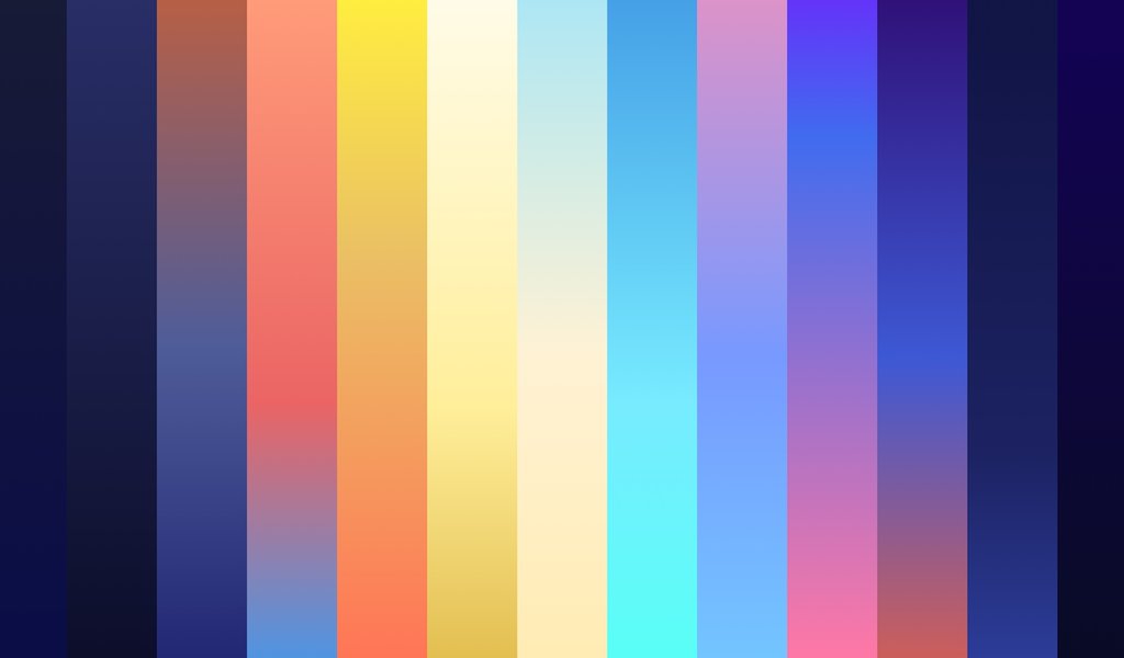Gradient from the light spectrum - WSVGA wallpapers in 1024x600 resolution