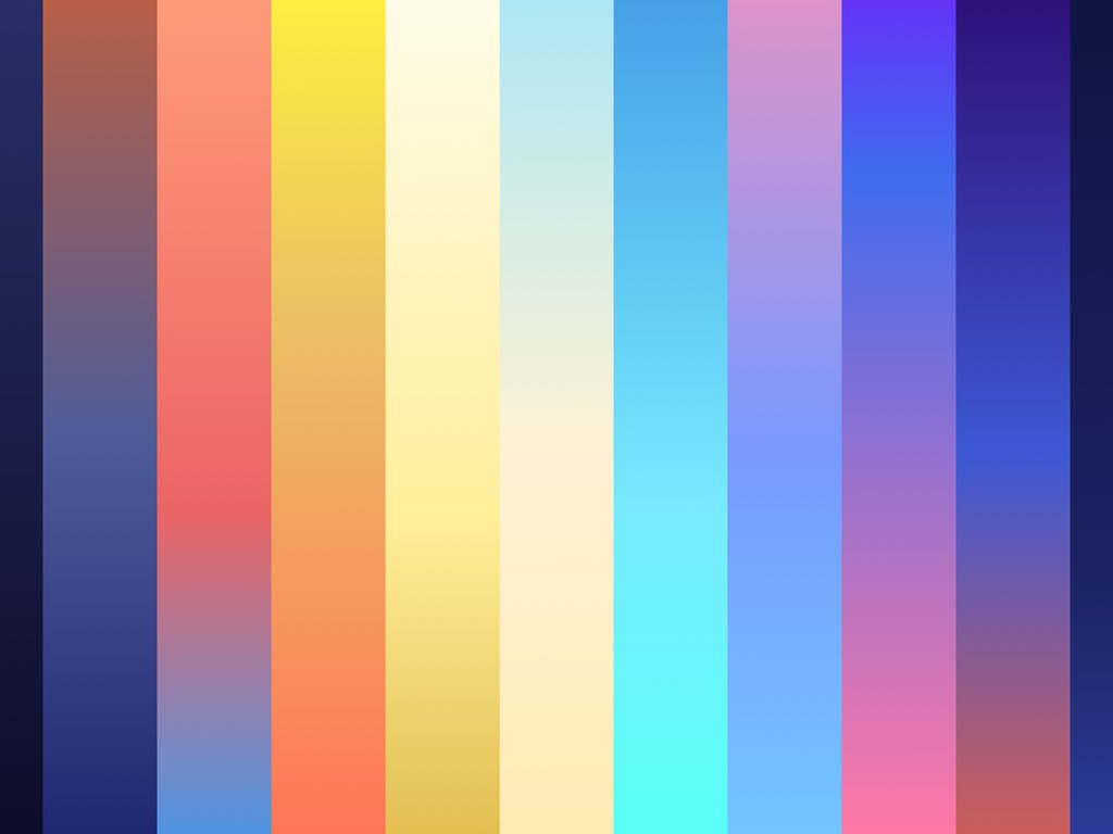 Gradient from the light spectrum - XVGA wallpapers in 1024x768 resolution