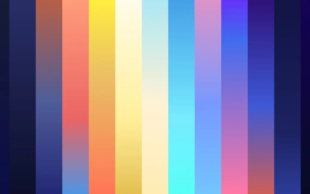 Gradient from the light spectrum — desktop and phone wallpaper, free download