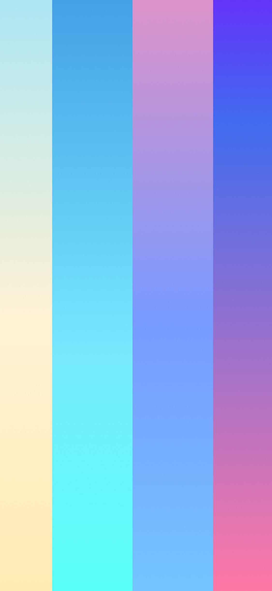 Gradient from the light spectrum - Wallpapers for iPhone X/XS/11 Pro in 1125x2436 resolution