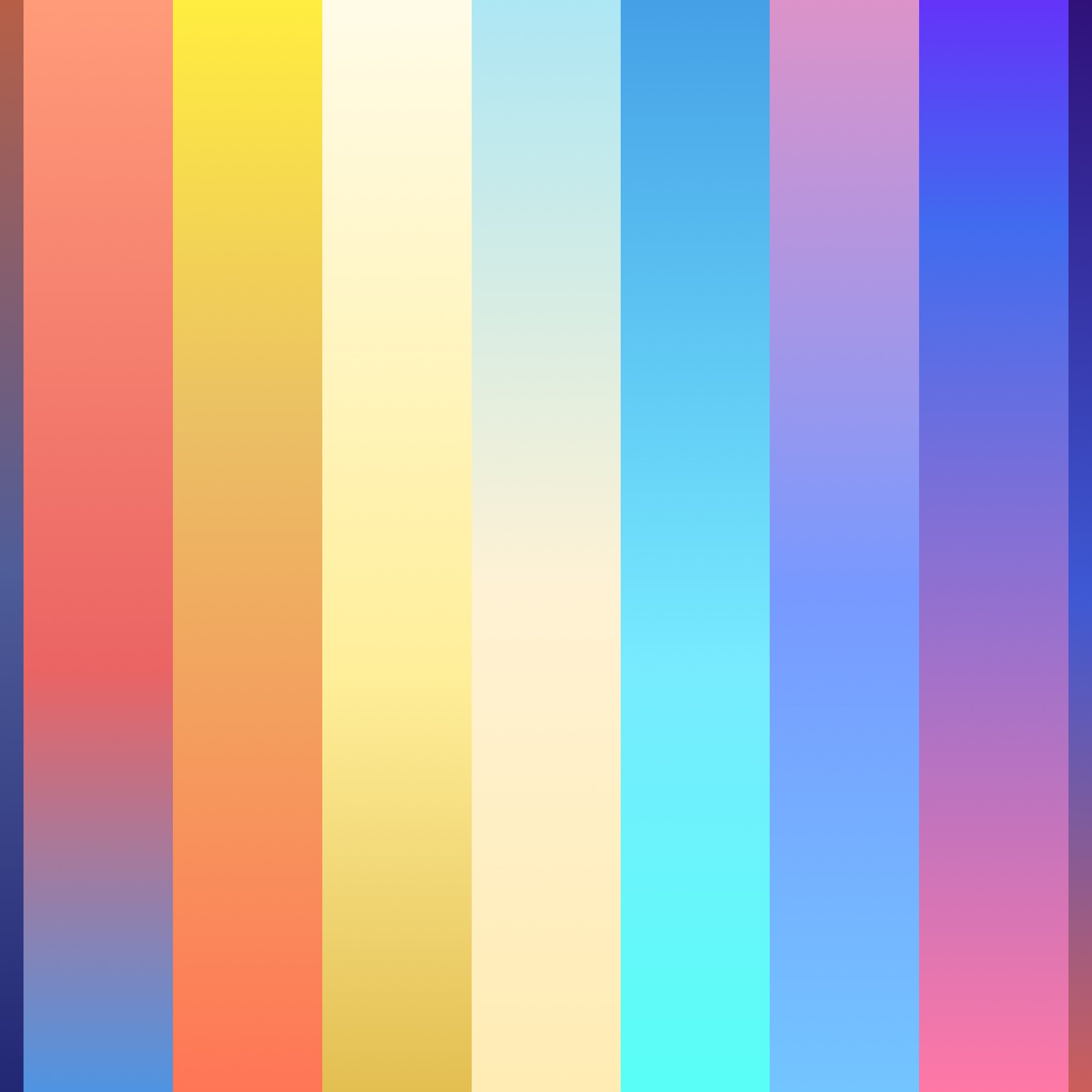 Gradient from the light spectrum - Wallpapers for iPad Pro 12.9″ in 2732x2732 resolution