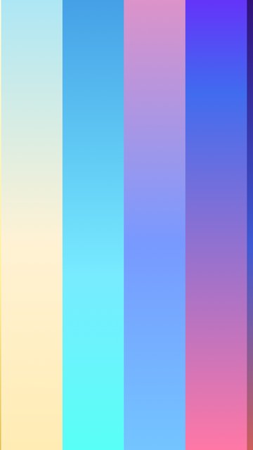 Gradient from the light spectrum - Wallpapers for Nokia, Samsung in 360x640 resolution