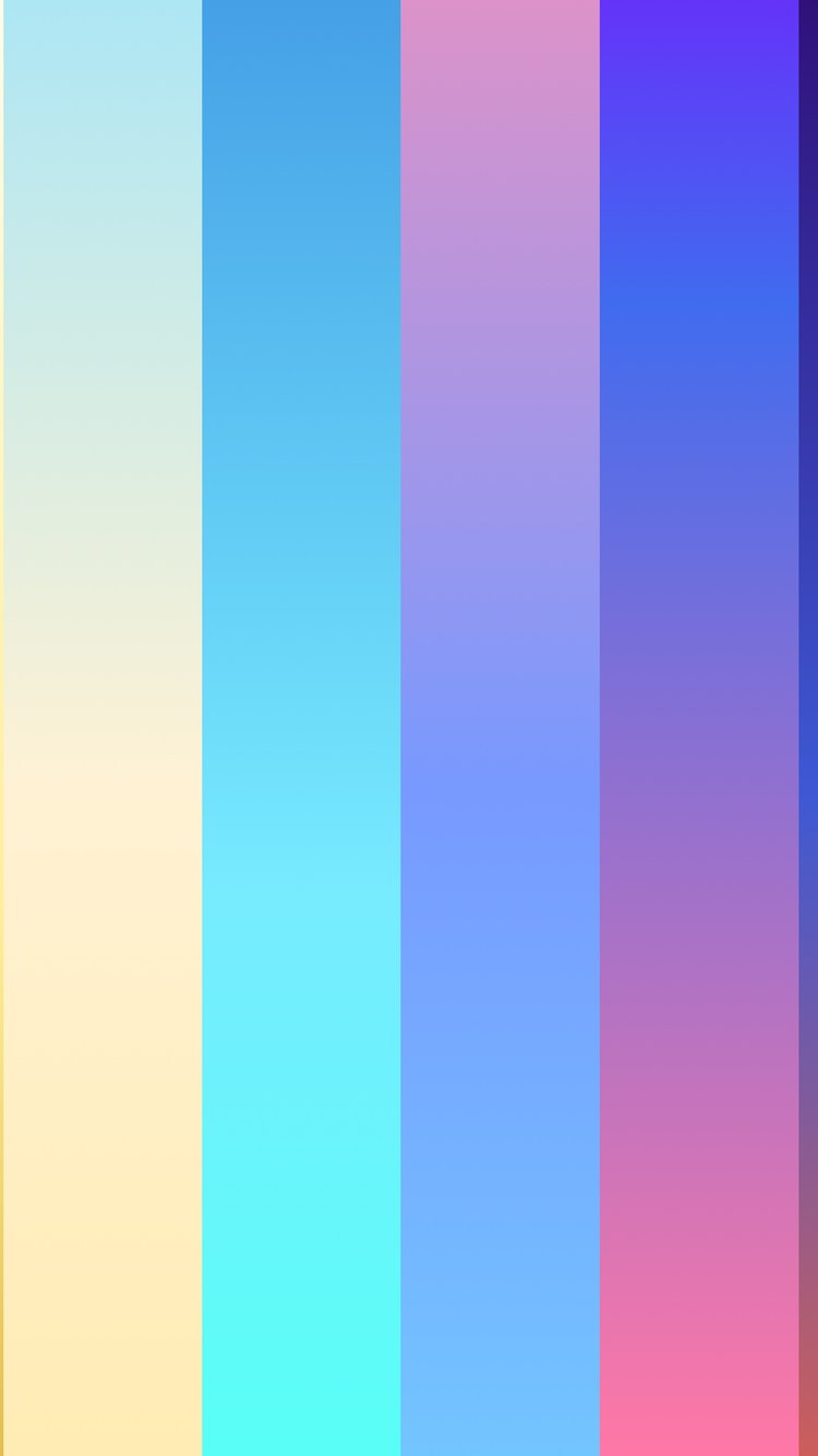 Gradient from the light spectrum - Wallpapers for iPhone 6/6S/7/8/SE2/SE3 in 750x1334 resolution
