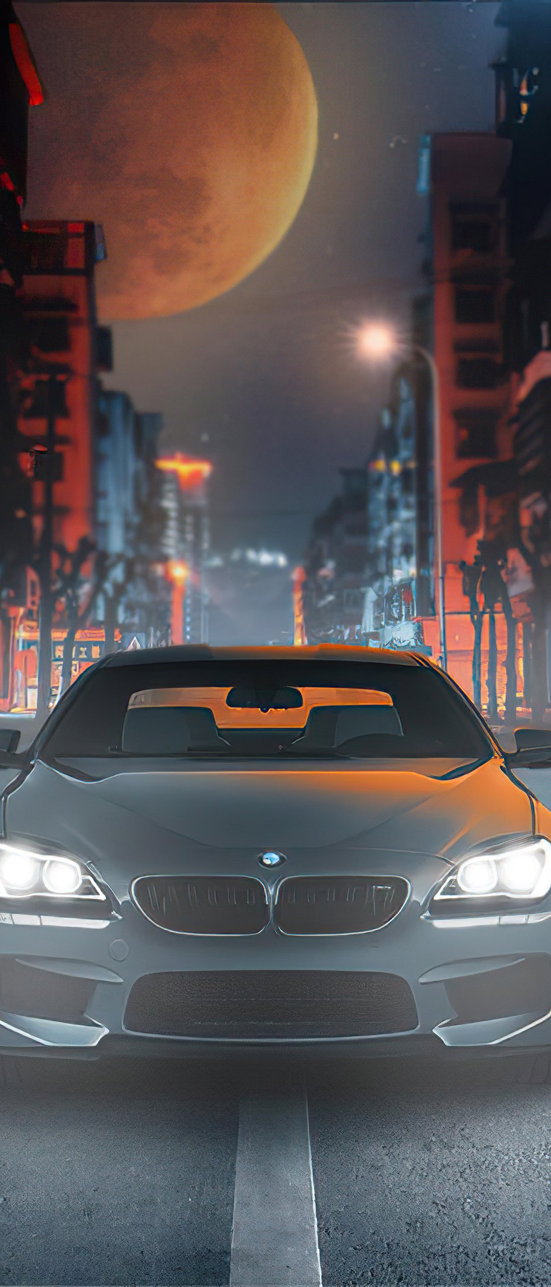 BMW M6 front view - Wallpapers for Samsung Galaxy Z Flip7, Sony Xperia 5 II/5 III/5 V/10 IV/10 V, Xiaomi Mix Fold 3 in 1080x2520 resolution